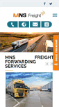 Mobile Screenshot of mnsfreight.co.uk